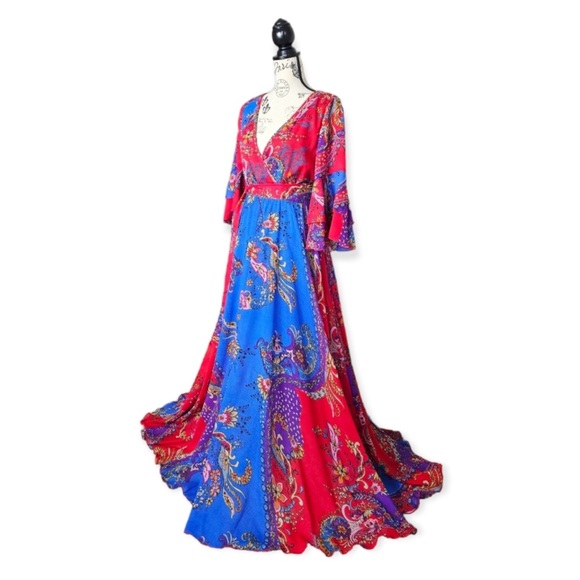 Une Ame Boho Ruffle Maxi Dress - Picture 8 of 9